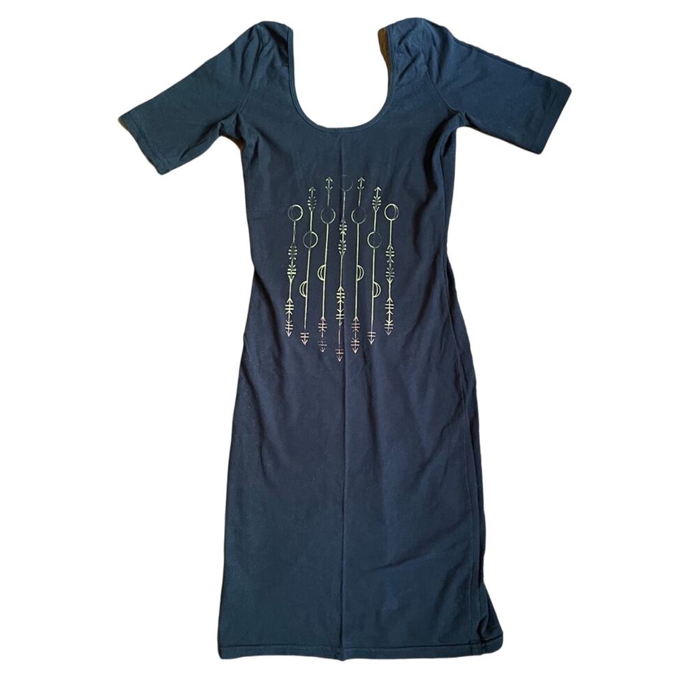 American Apparel Dress black scoop neck